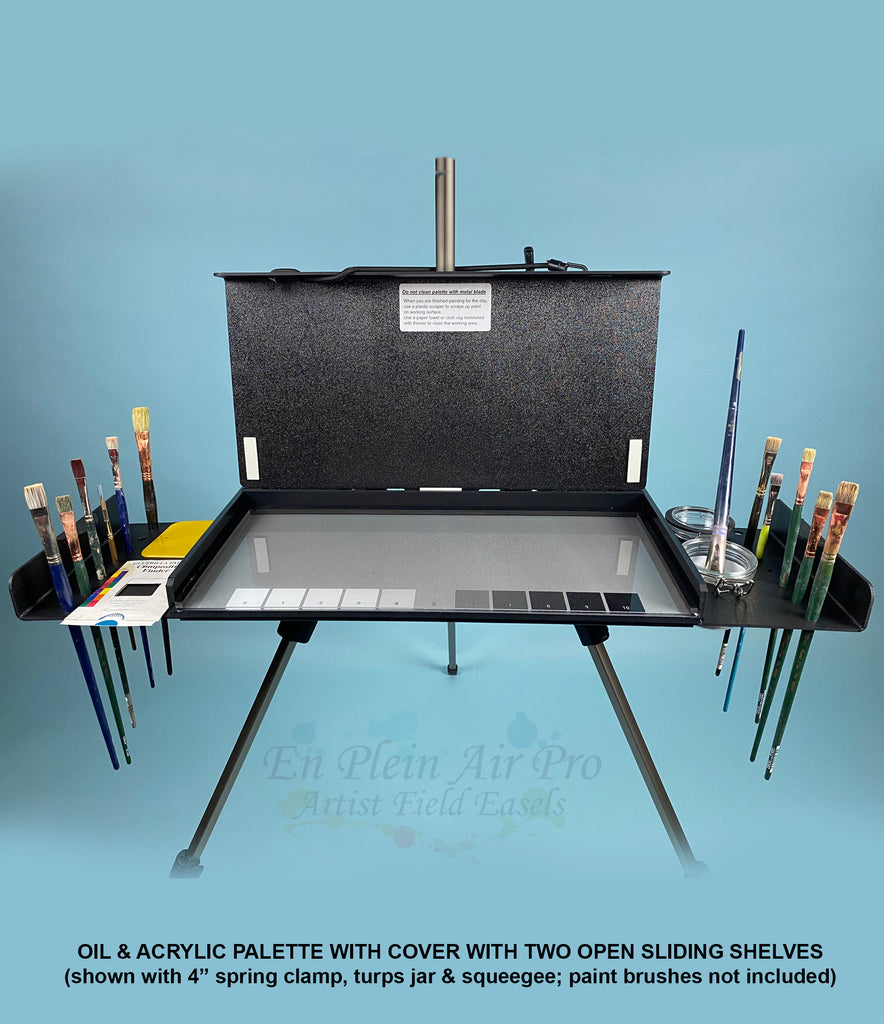 Professional Series Oil & Acrylic Palette with Cover and Two Slide Out – En  Plein Air Pro