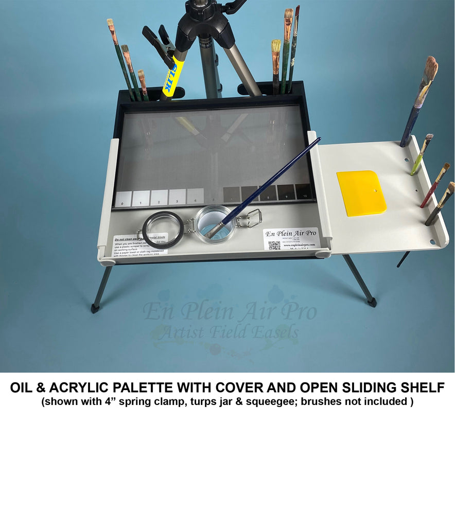 Professional Series Oil & Acrylic Palette with Cover and Two Slide